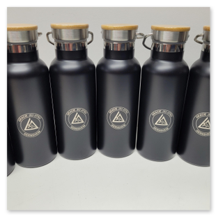 Thermoflasche mit Logo
